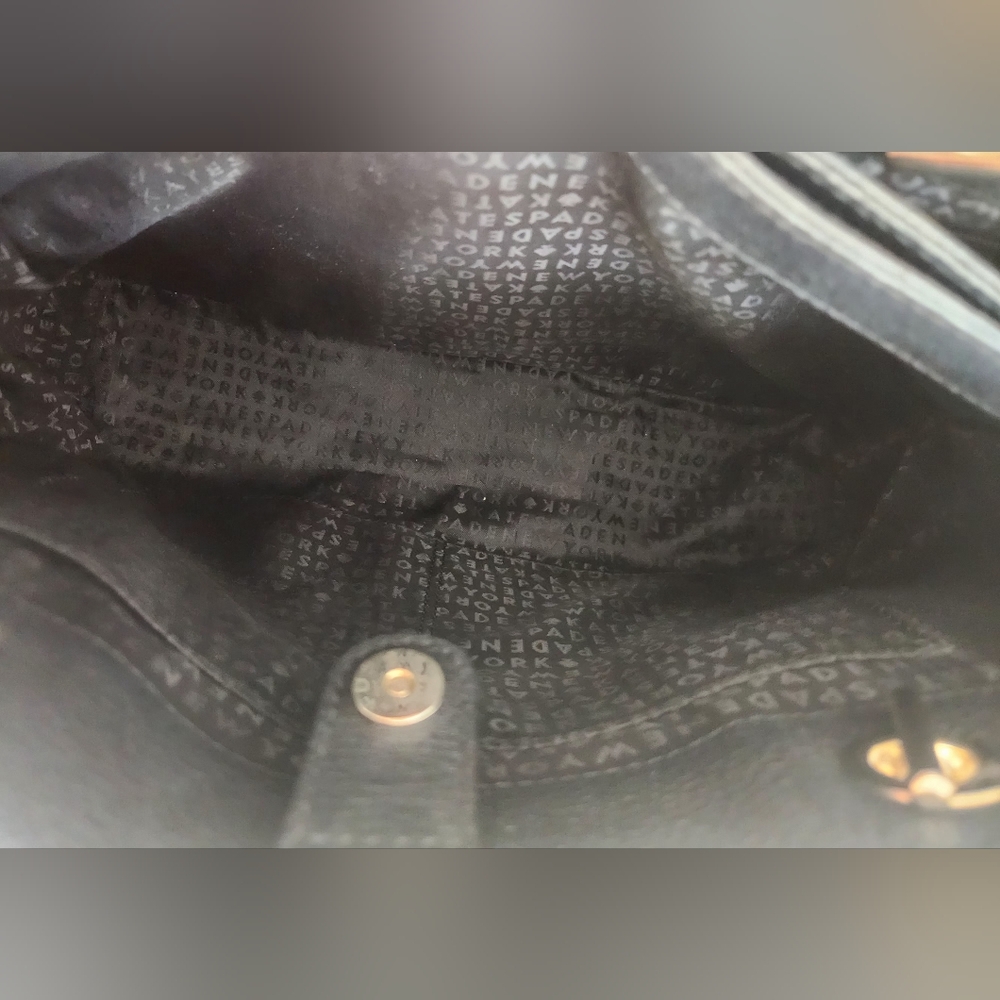 Kate Spade Navy & White Striped Bag. Unique Square Pop Open Bucket Bag Tote - Picture 4 of 14